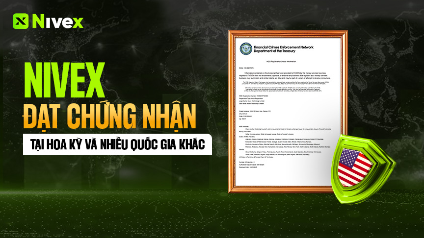 Nivex Đạt Chứng Nhận Hoa Kỳ