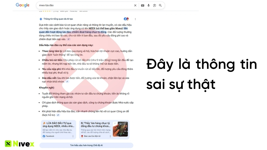 Chúng Tôi Là Sàn Giao Dịch Uy Tín Nivex Chứ Không Phải Neex