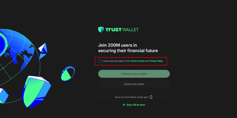 Tài Khoản Trust Wallet